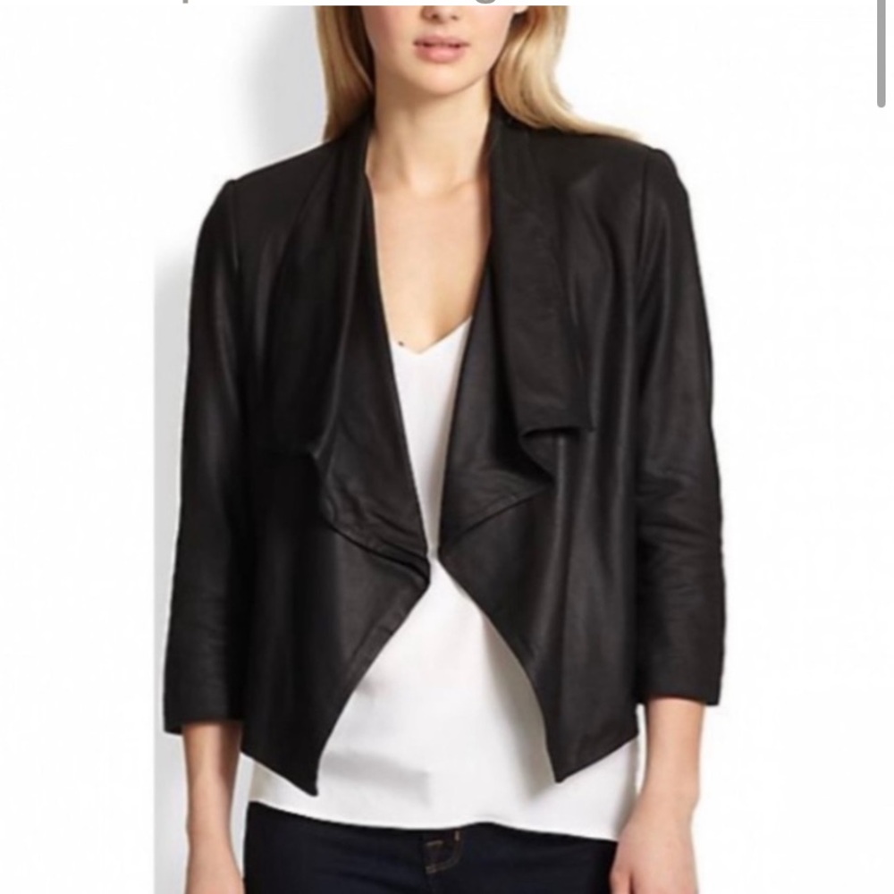 Alice & Olivia Leather Jacket
